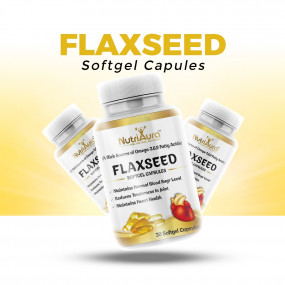 Flax Seed Oil Soft Gel Capsules – Nature’s Gift for Holistic Wellness